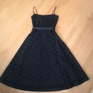 Black lace dress